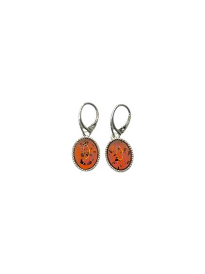 Orecchini Domar Donna Ambra in Argento Ambra AMBER-OR-11-280 - AMBER-OR-11-280